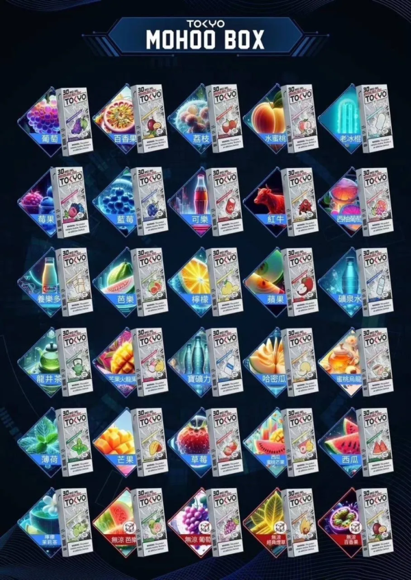 TOKYO東京魔盒煙彈 / 高質感12ml大容量 / 【滿5顆送一顆】只適用魔盒主機